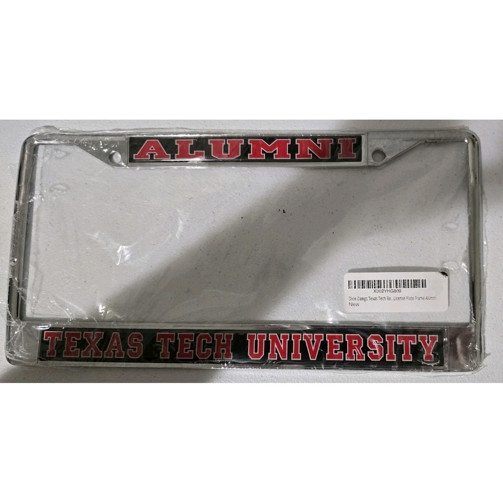 Texas‎ Tech Alumni Metal License plate frame